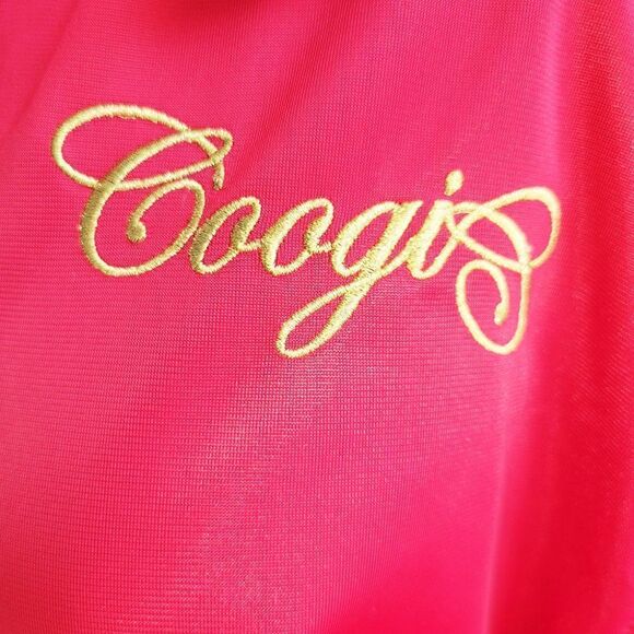 Coogi mens red basketball Harrington full zip embellished jacket - Picture 5 of 5